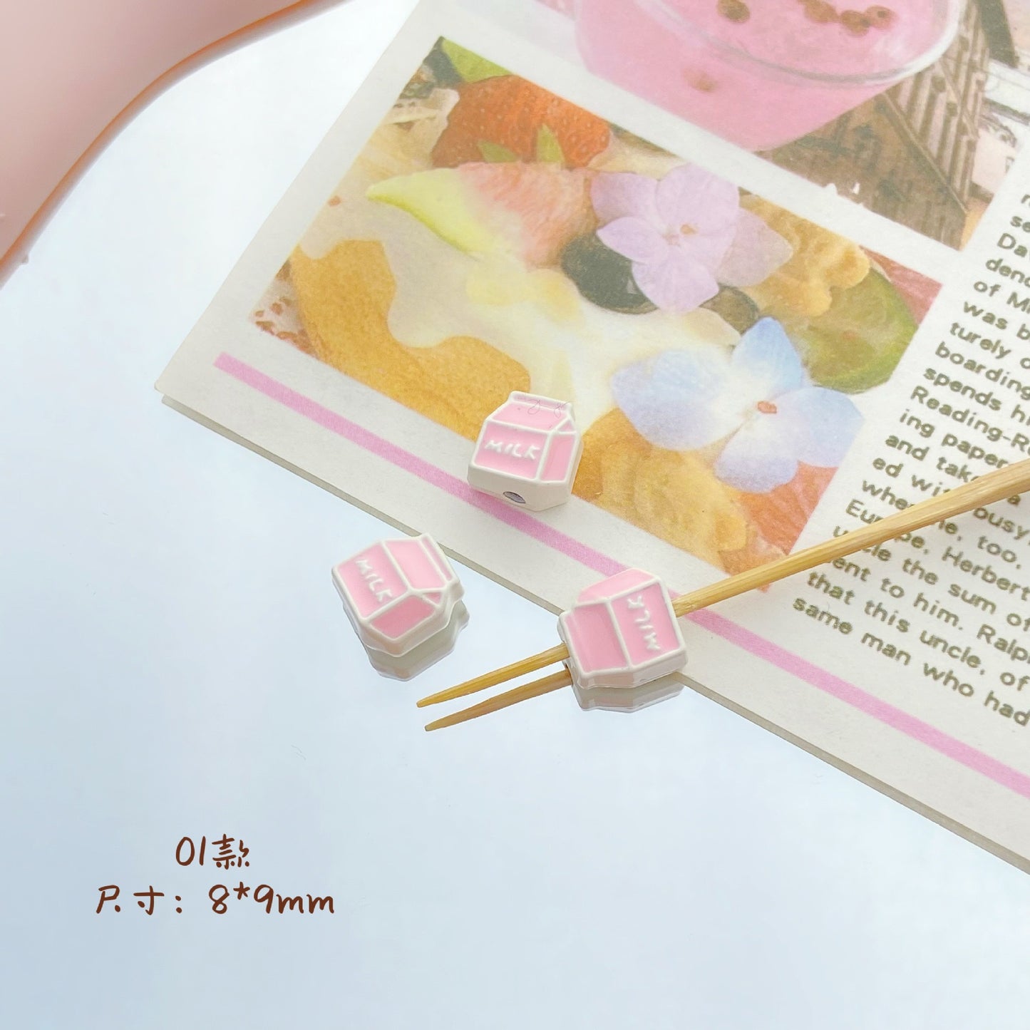 🎀 DIY Pastel Pink & Mint Alloy Charms Collection 🍓