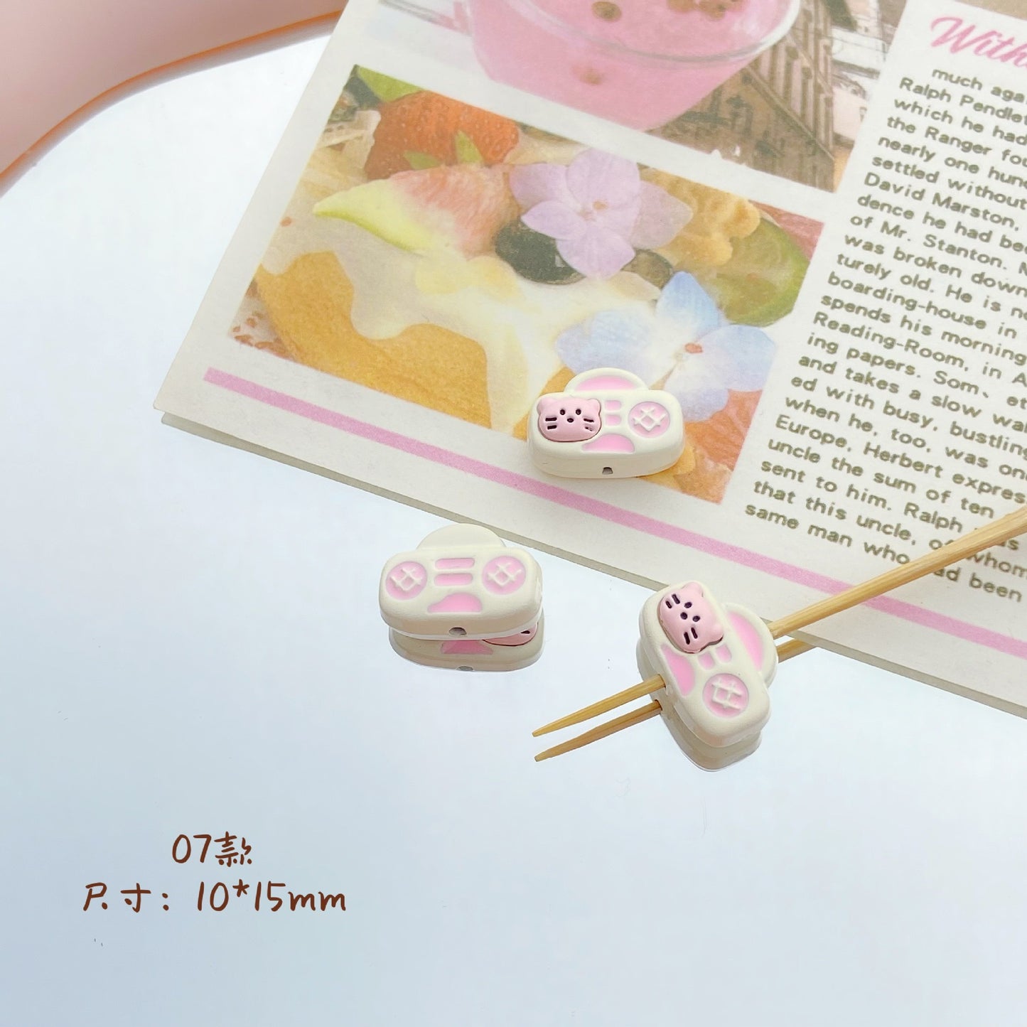 🎀 DIY Pastel Pink & Mint Alloy Charms Collection 🍓
