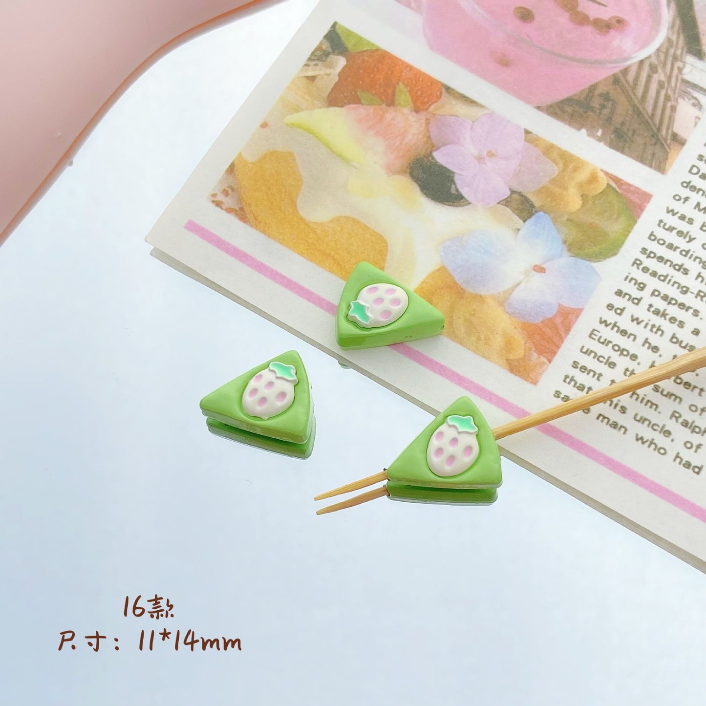 🎀 DIY Pastel Pink & Mint Alloy Charms Collection 🍓