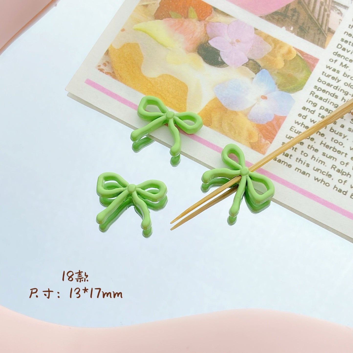 🎀 DIY Pastel Pink & Mint Alloy Charms Collection 🍓
