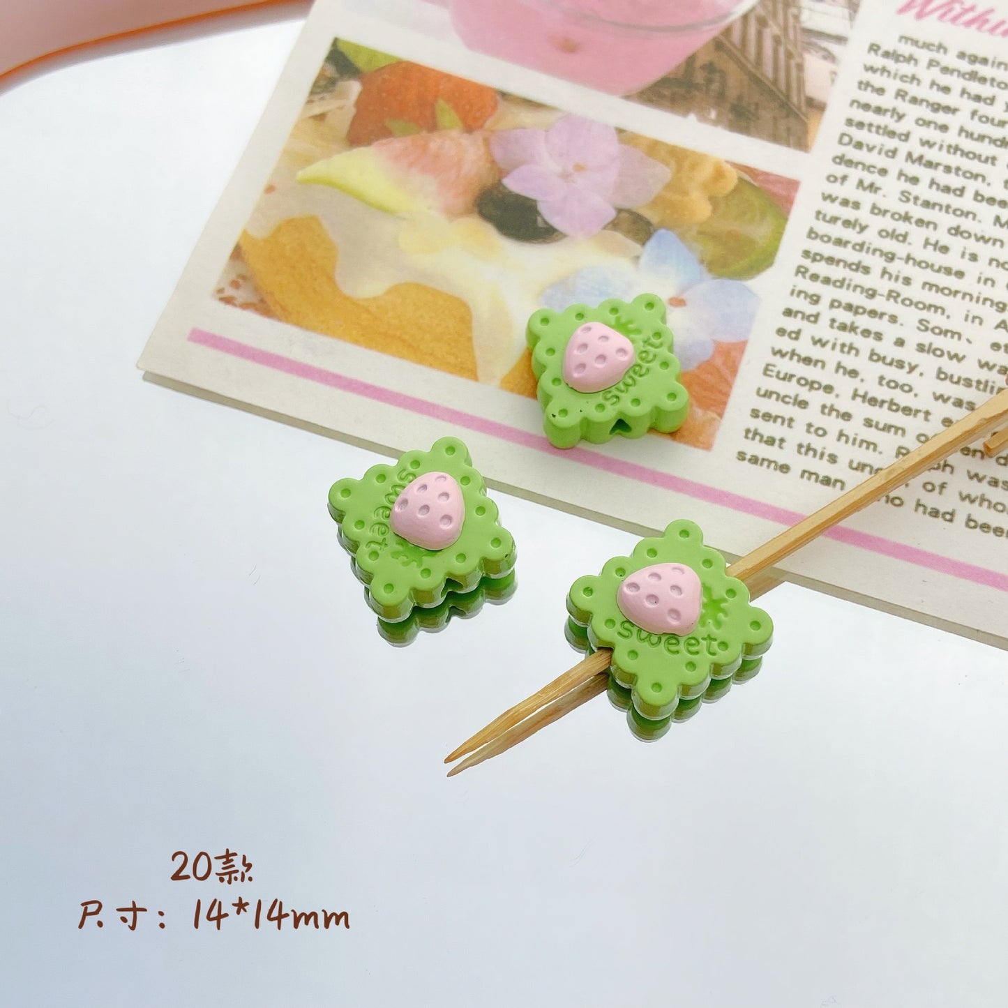 🎀 DIY Pastel Pink & Mint Alloy Charms Collection 🍓