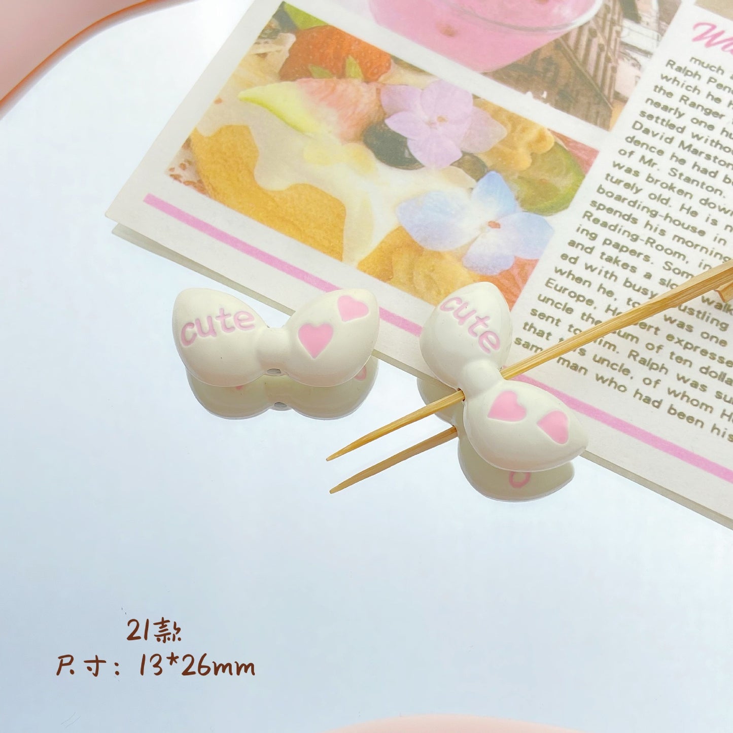 🎀 DIY Pastel Pink & Mint Alloy Charms Collection 🍓