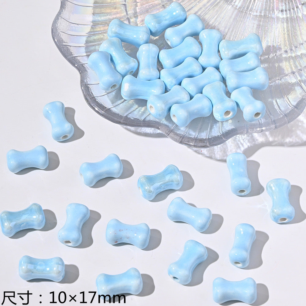 blue blue world ceramic beads