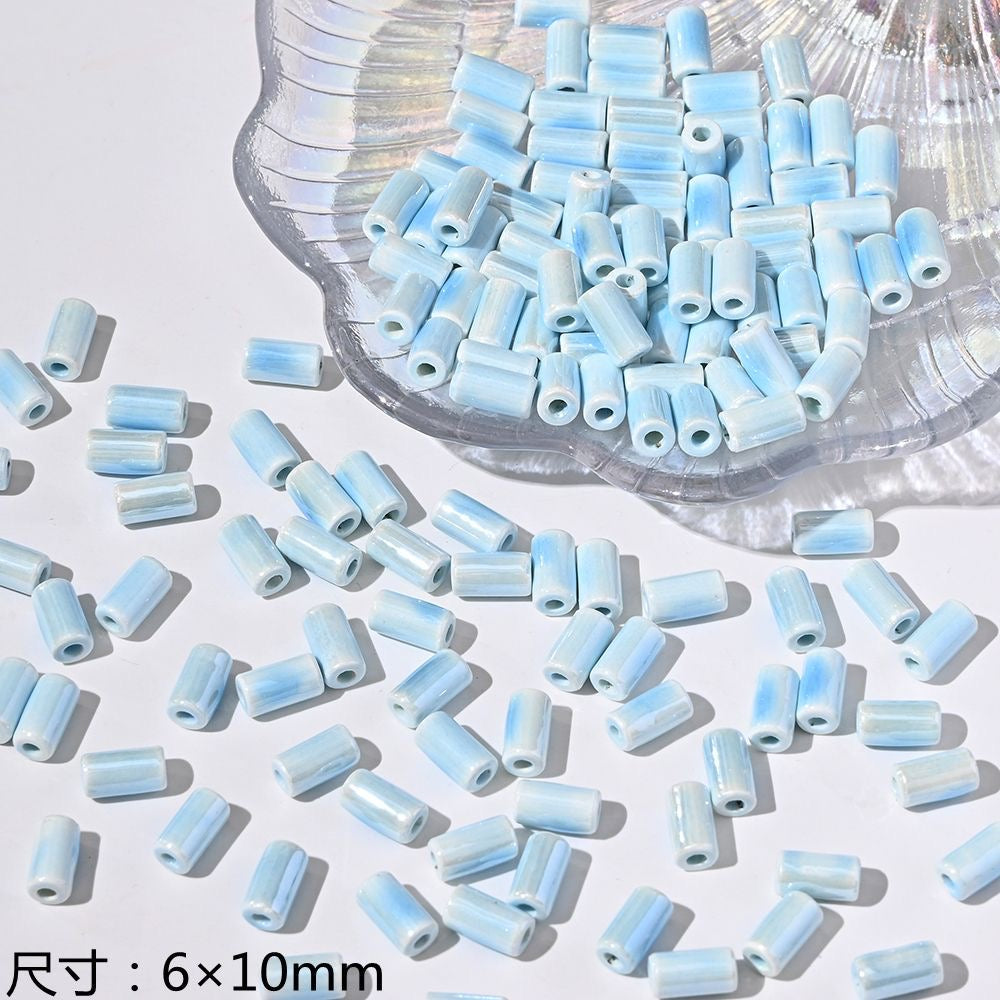blue blue world ceramic beads