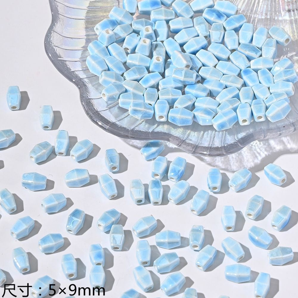 blue blue world ceramic beads