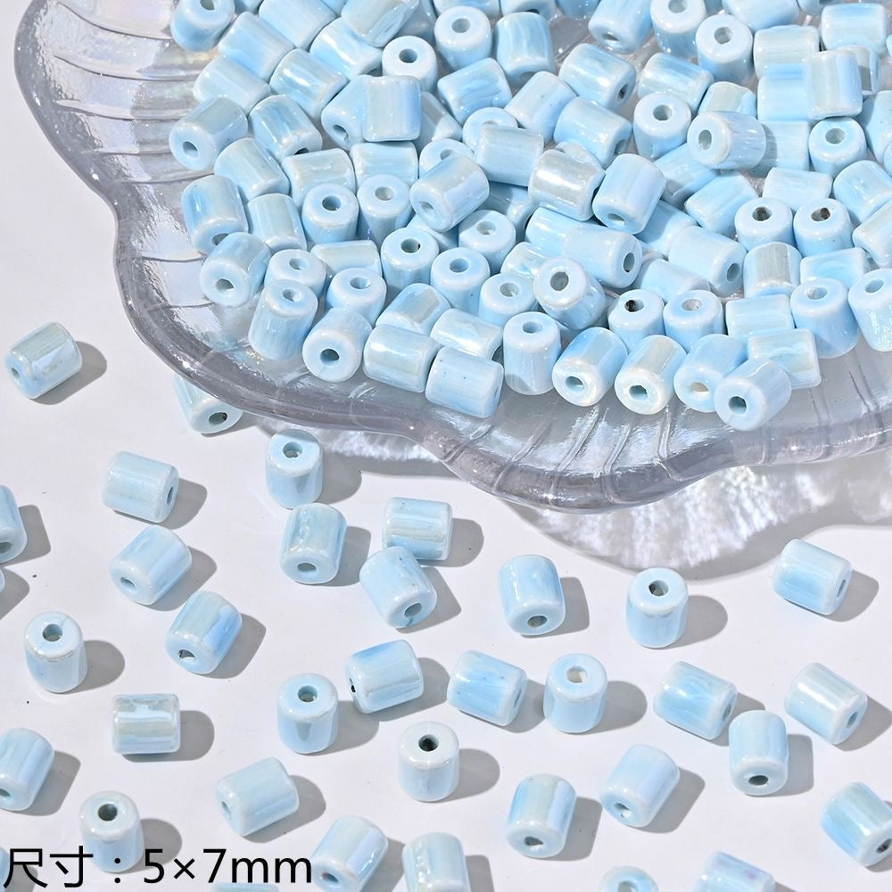 blue blue world ceramic beads