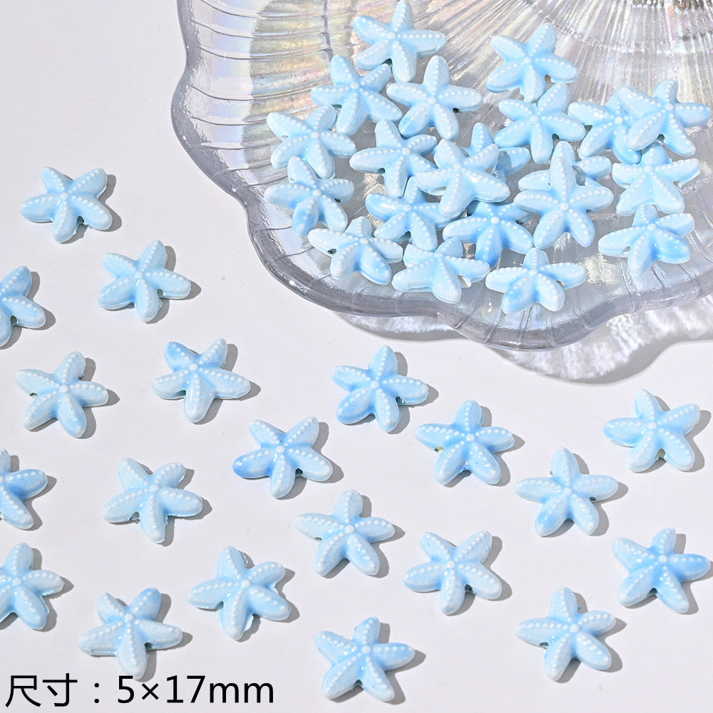 blue blue world ceramic beads