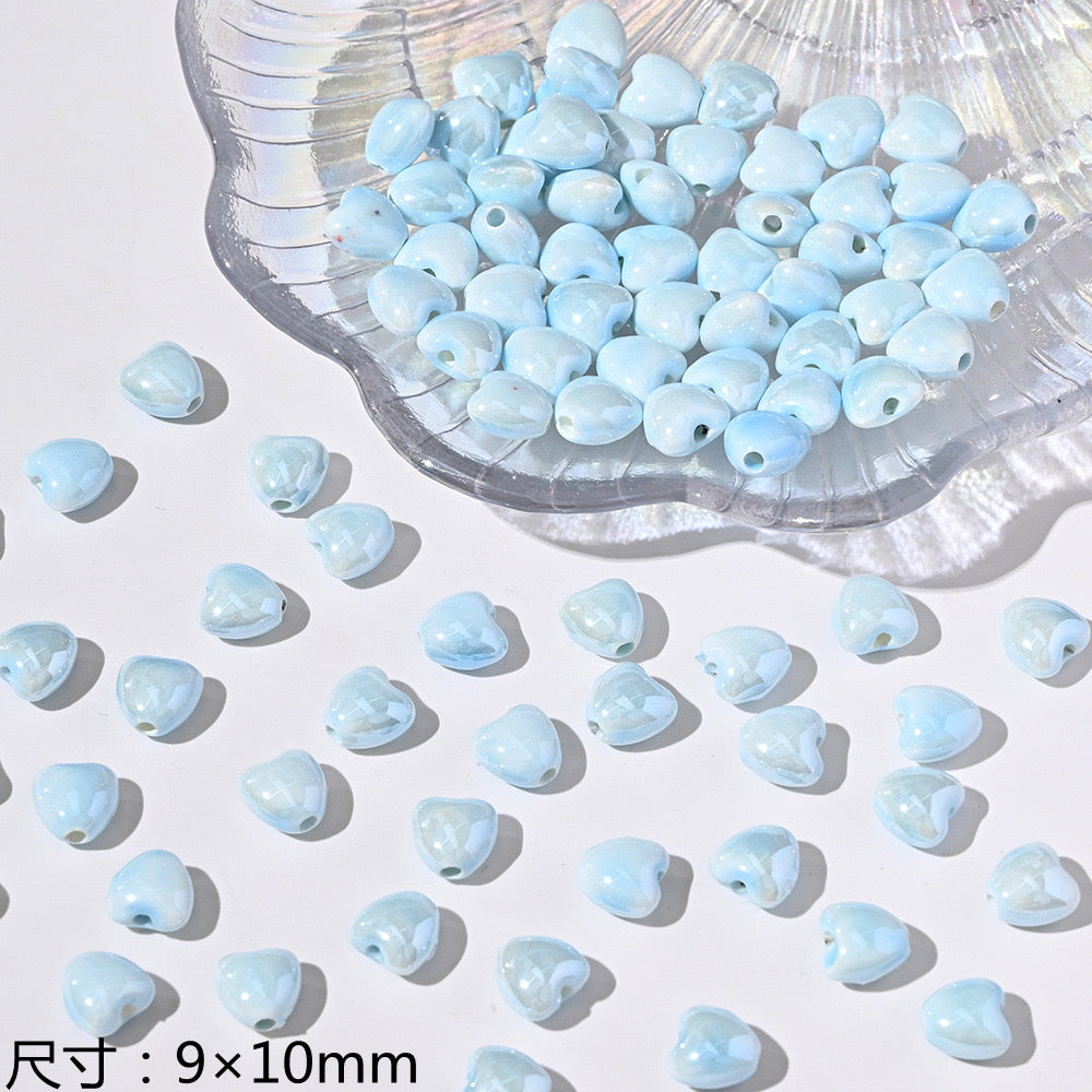 blue blue world ceramic beads