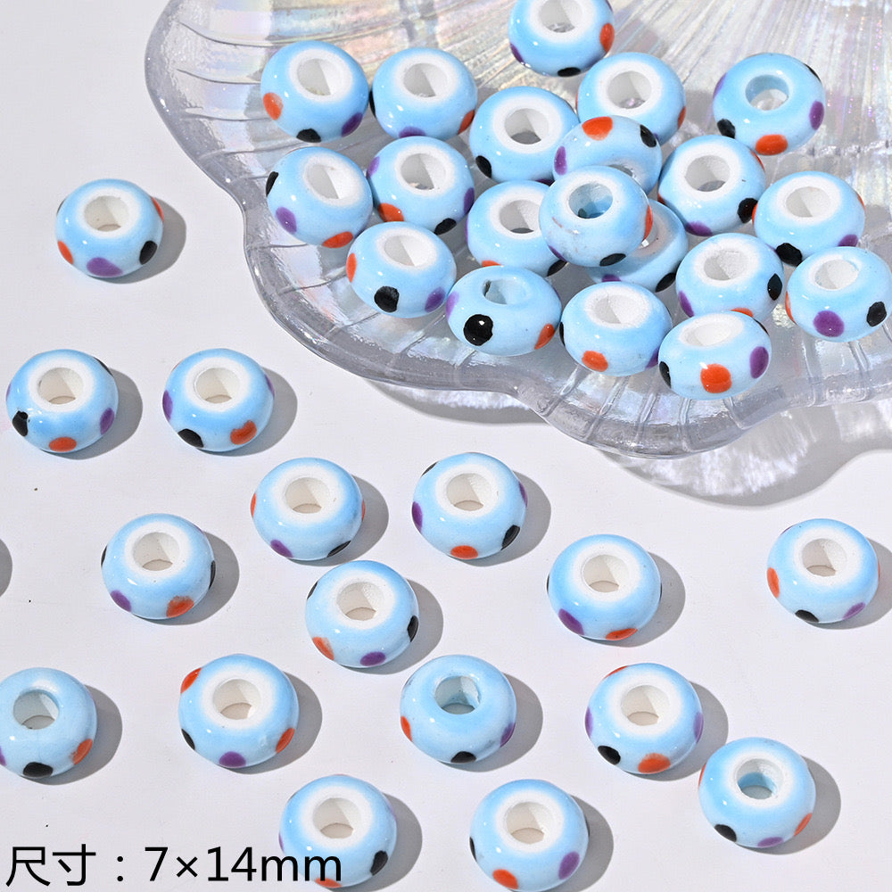 blue blue world ceramic beads
