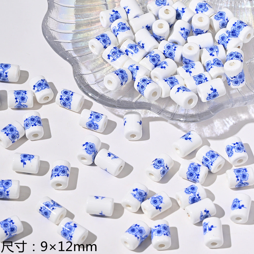 blue blue world ceramic beads