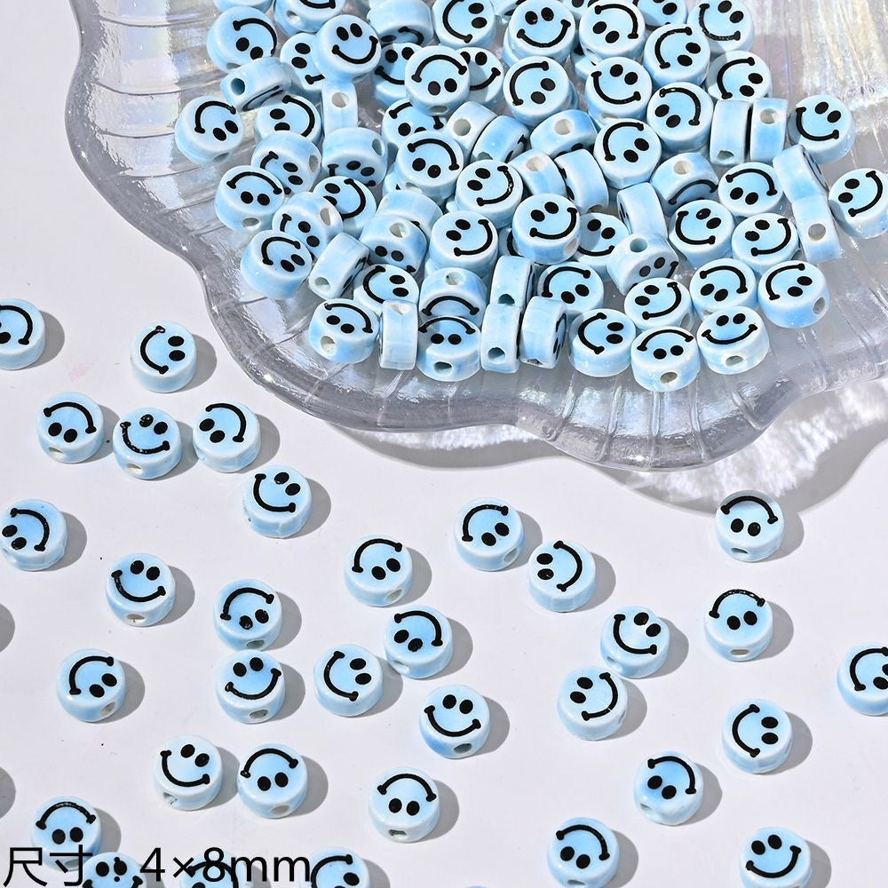 blue blue world ceramic beads