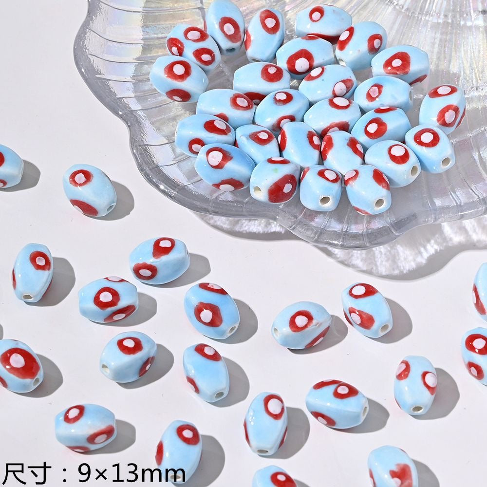 blue blue world ceramic beads