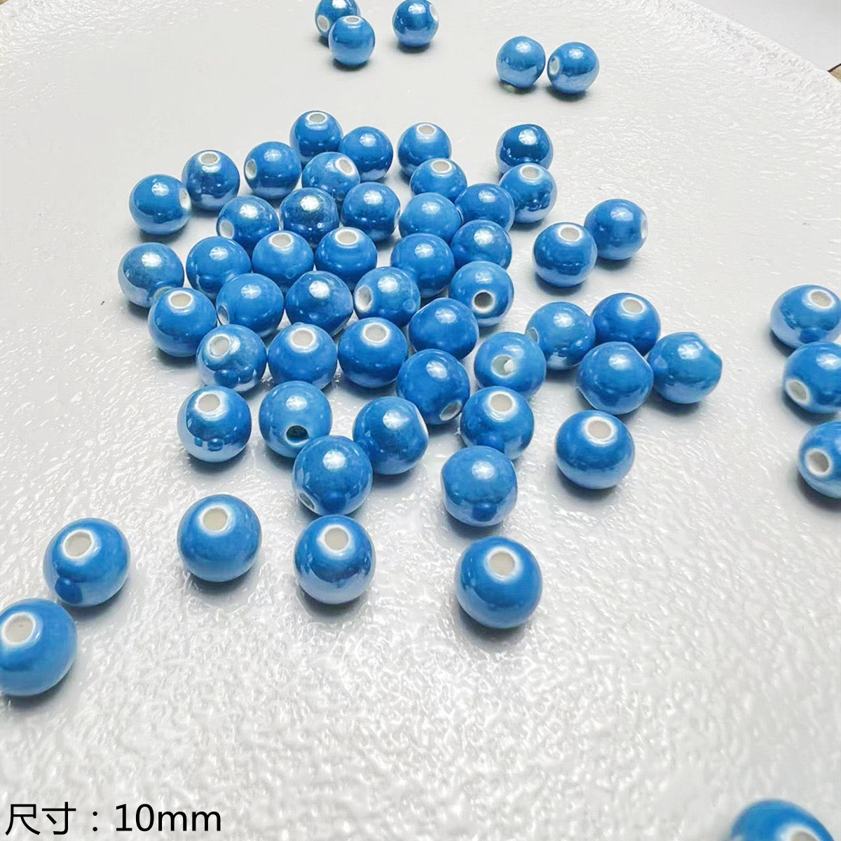 blue blue world ceramic beads