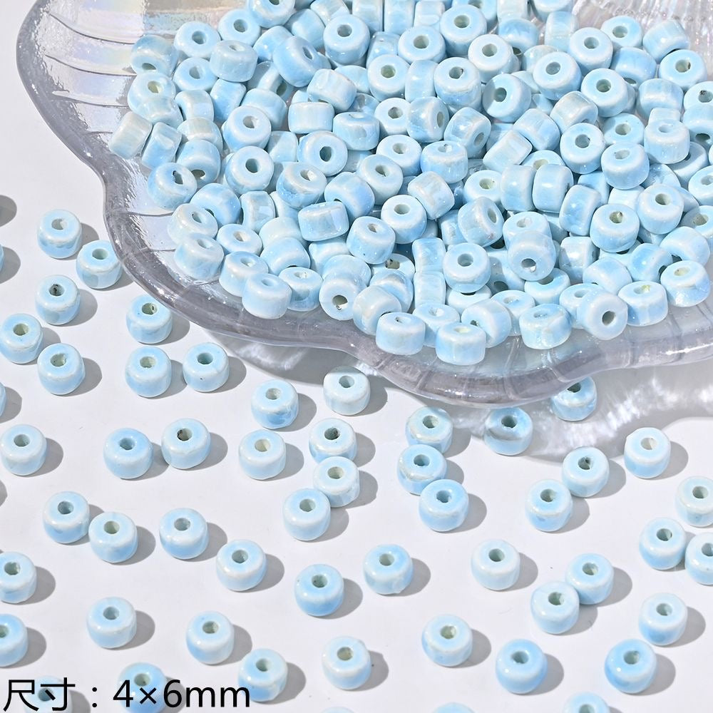 blue blue world ceramic beads