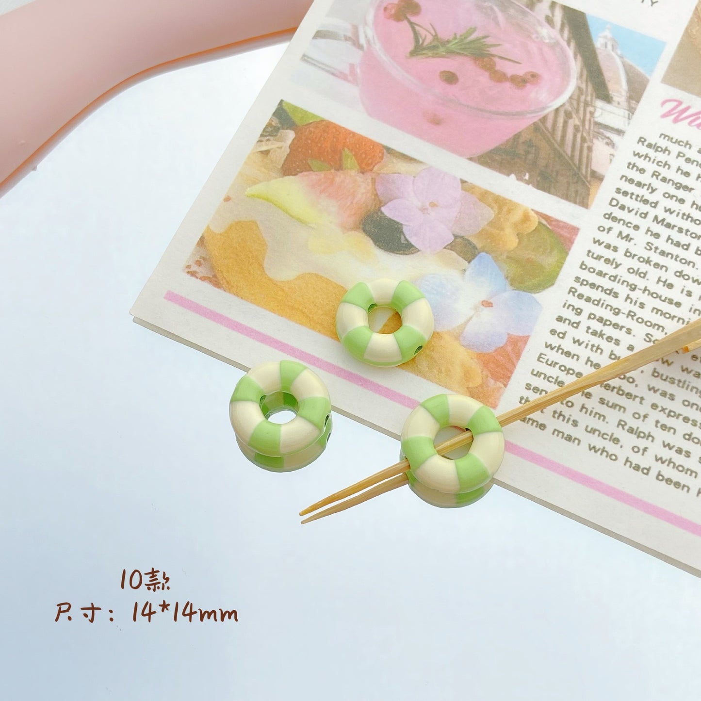 🎀 DIY Pastel Pink &amp; Mint Alloy Charms Collection 🍓