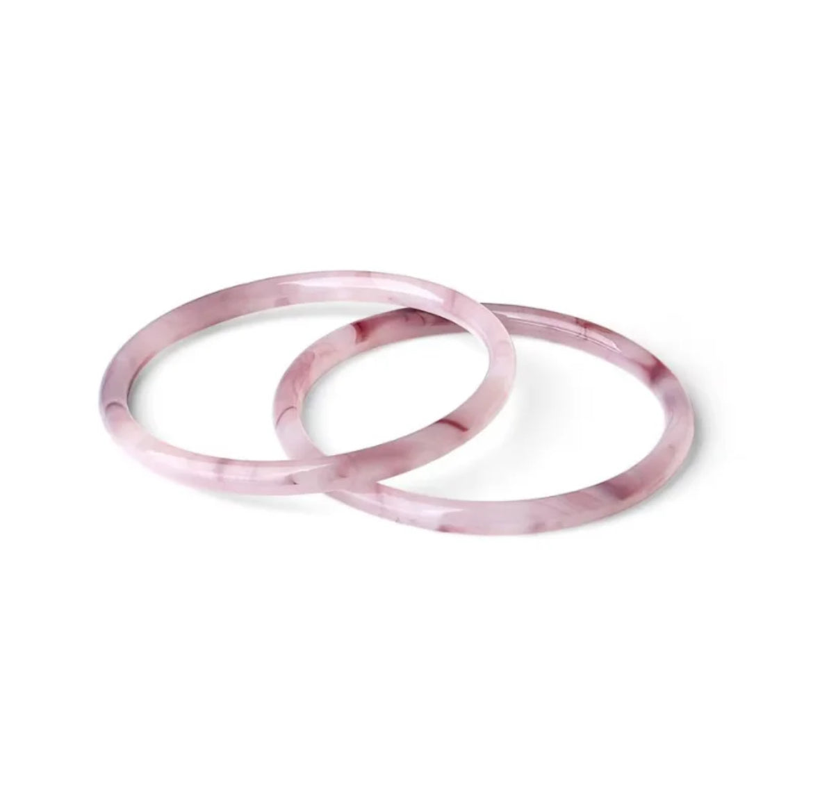 Rosé Veil Bangles